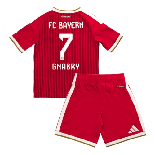 Dětský fotbalový dres Bayern Munich Serge Gnabry #7 2026-27 Domácí Krátký Rukáv (+ trenýrky)